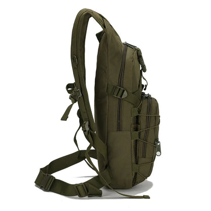 15L Molle Tactical Backpack - Outdoor Sports Bicycle Bag for Cycling, Climbing, Hiking, Camping, Fishing, Hydration