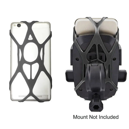 Anti-Slip Silicone Replacement Strap for Cell Phone Mount Holder: Secure Grip for Bike, Bicycle, Motorcycle Handlebars