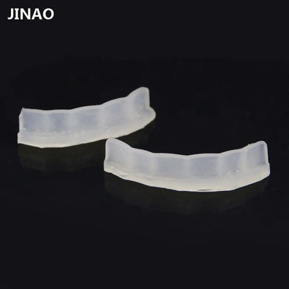 JINAO 2-Piece Grillz Molding Bar – Reusable Silicone Fitting Mold for Top & Bottom Hip Hop Teeth Grillz