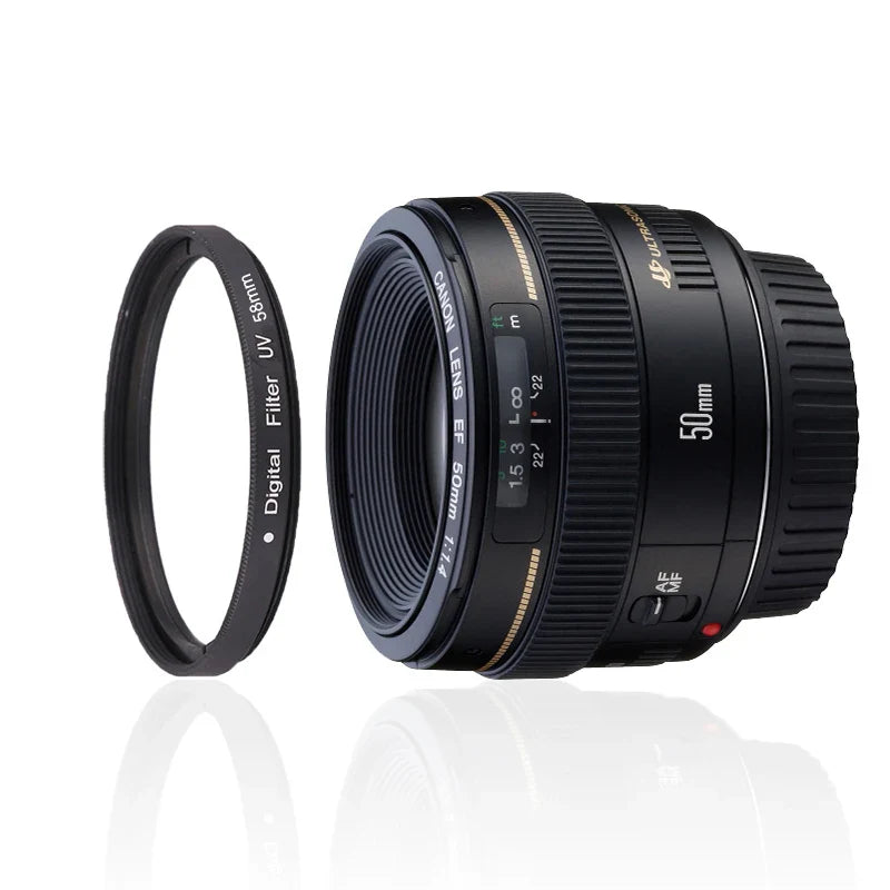 Lens UV Digital Filter Protector — Fits 37mm to 82mm for Canon, Nikon DSLR & SLR Cameras (Sample Package)