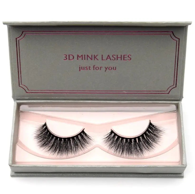 Visofree 3D Mink Lashes – High Volume Natural Black False Eyelashes #108, #109, #110