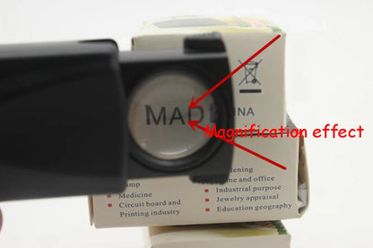 Portable 30X LED Magnifier — Acrylic Lens for Jewelry Appraisal, Reading, Sewing & Seniors