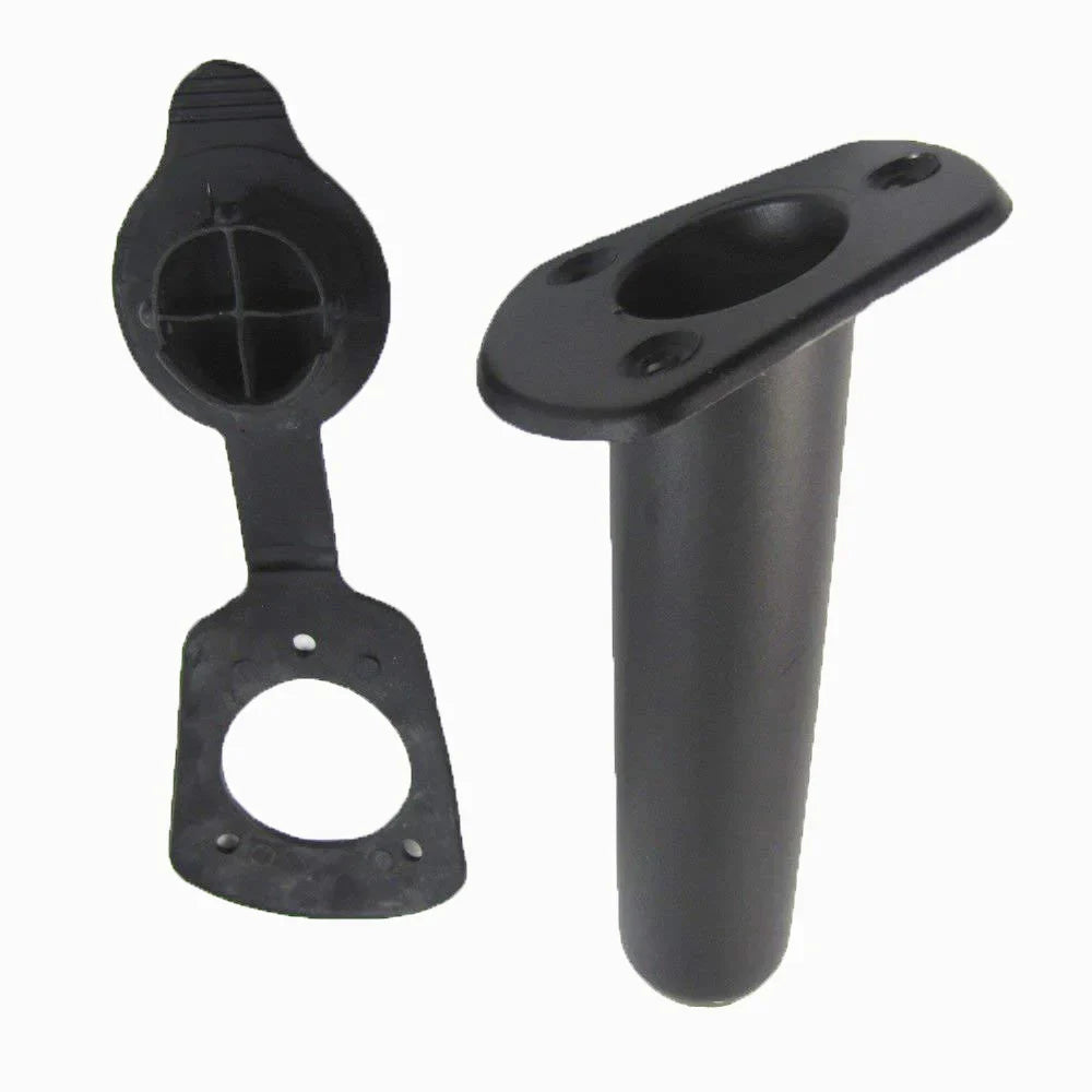 4PC/2PC Plastic Flush Mount Fishing Rod Holder – Gasket for Kayak, Canoe, Tackle, Water Sports, Rowing & Boating Accessories