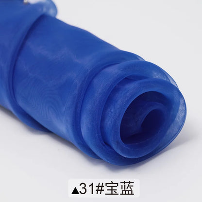 Sheer Organza Fabric Roll - Wedding Party Decoration Material for Romantic Events & Birthday Decor