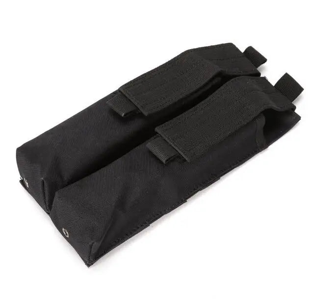 P90 UMP45 Tactical MOLLE Magazine Pouch – 1000D Nylon Double Stack Ammo Carrier Utility Bag for Hunting & Outdoor Use