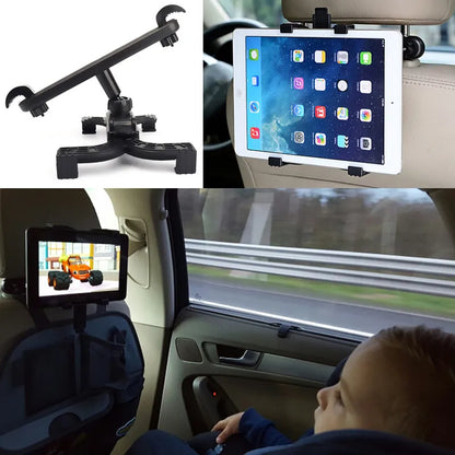 Telescopic Tablet Car Holder for iPad - Rear Pillow Holder and Stand, Headrest Mount Bracket for 7-11 Inch Tablets in the Car Seat