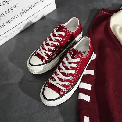 Men’s Canvas Shoes — Fashion Summer Casual Sneakers, High-Top Vulcanized Flats for Men & Women, 2023 Spring-Summer