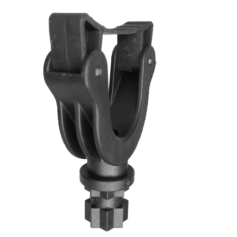 Rowing Inflatable Boat Kayak Paddle Holder Clip – Track Mounted Oar Grip Supporter, SUP Leash Plug Adapter