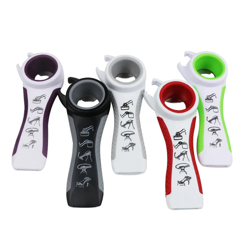 5-in-1 Multi-Function Stainless Steel Can Opener 