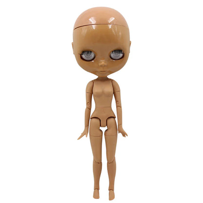 DBS Blyth Doll Toy – 30cm Joint Body Bald Head DIY Doll without Eyechips, Loose Scalp