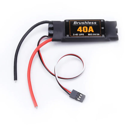 Mitoot 40A Brushless ESC Speed Controller — 2-4S with 5V 3A UBEC for RC FPV Quadcopters, Airplanes & Helicopters