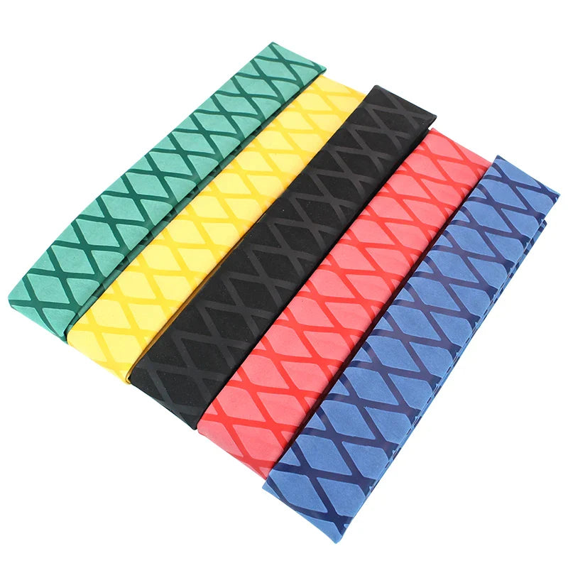 Anti-Slip Heat Shrink Tube for Fishing Rods — DIY Electrical Insulation, 5 Colors, 1M Length, Multiple Sizes 15-50mm