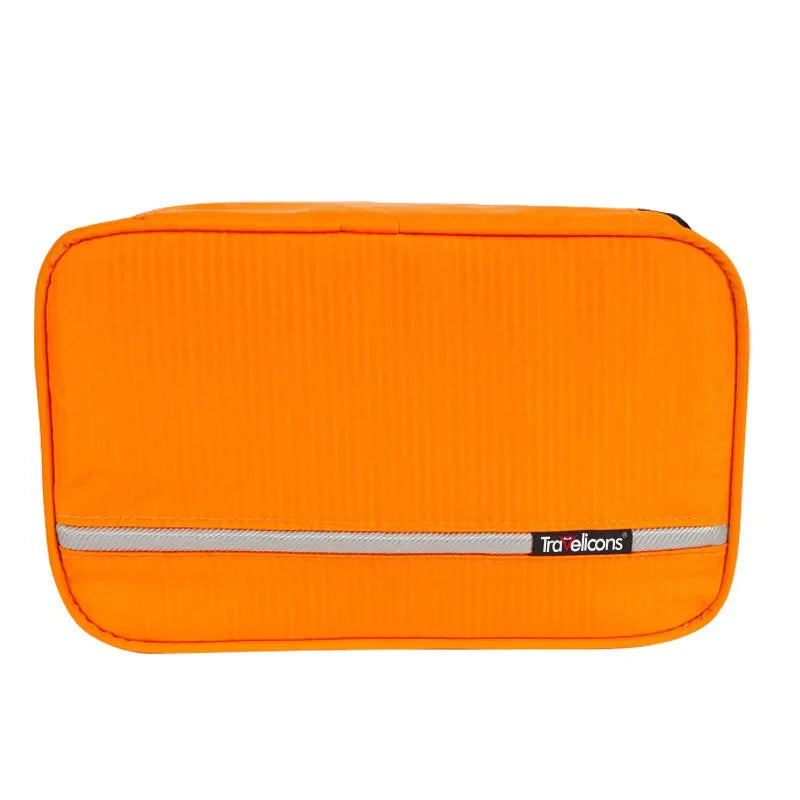 Hanging Travel Toiletry Bag | Organizer Kit for Men & Women with Cosmetics & Makeup Storage