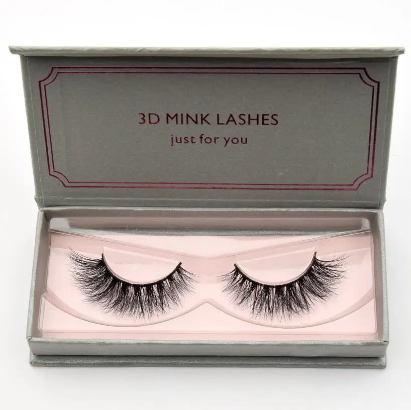 Visofree 3D Mink Lashes – High Volume Natural Black False Eyelashes #108, #109, #110
