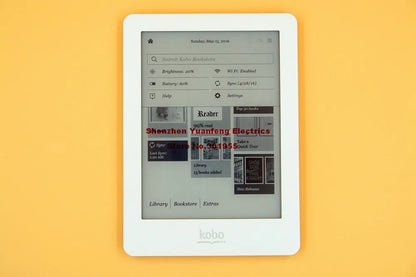 Kobo Glo N613 eBook eReader, 6-Inch 1024x768 Touchscreen, Front & Backlight, 4G/16G/32G, WiFi E-Ink Reader