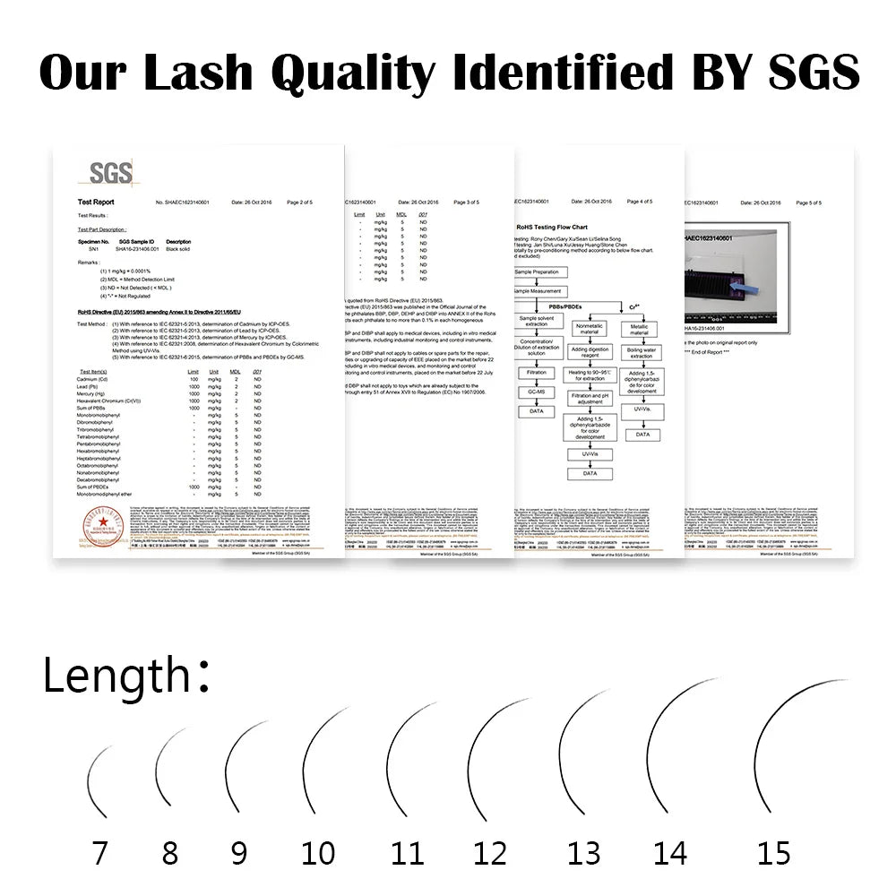 NAGARAKU 16 Rows Individual Eyelash Extensions - Matte Black Professional Soft Natural Classic Lash Extensions