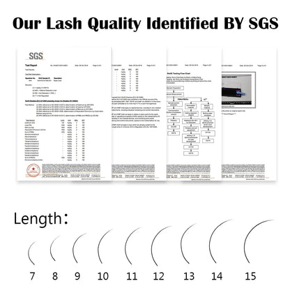NAGARAKU 16 Rows Individual Eyelash Extensions - Matte Black Professional Soft Natural Classic Lash Extensions
