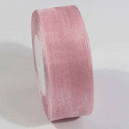10 Yards Sheer Chiffon Organza Ribbon - Satin Gift Wrapping Ribbon for Wedding Bouquets, Party Decor & DIY Crafts