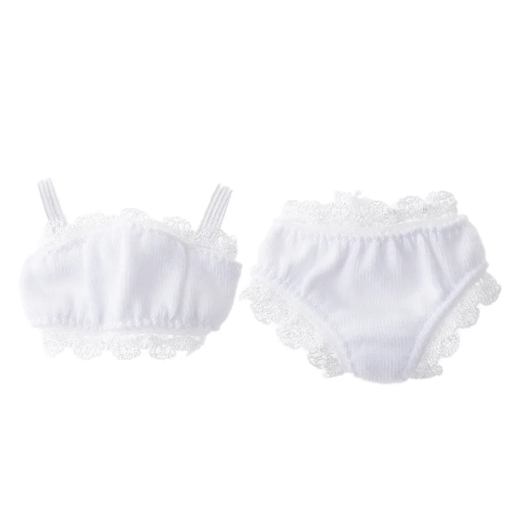 Handmade Lace Underwear Outfit for 1/6 Blythe Doll – Elegant Clothes Set for 12-Inch Dolls