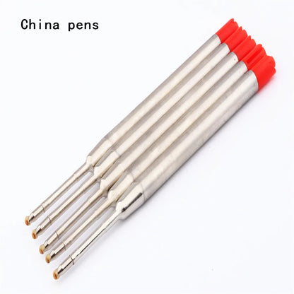 High Quality 039 Push Ballpoint Pen – Gold & Silver Medium Nib Writing Pen for Business, Office & School Supplies