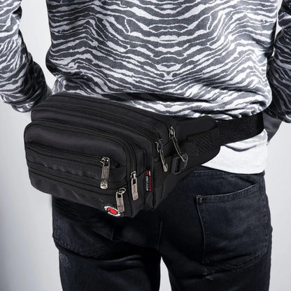 Unisex Waterproof Waist Pack - Casual Functional Fanny Pack & Belt Bum Bag with Phone Wallet Pouch for Men & Women 98011