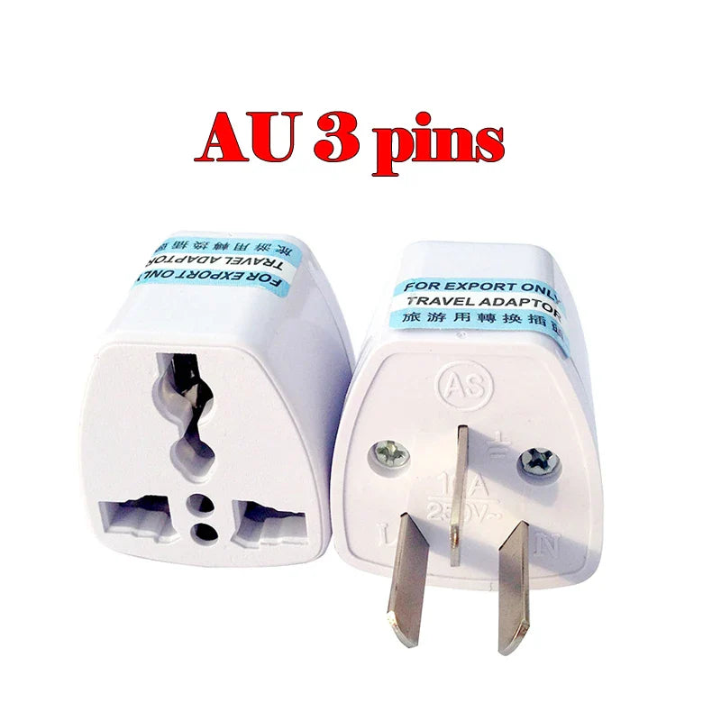 Universal Electric Plug Power Socket Adapter – International Travel Charger Converter for EU, UK, US, AU