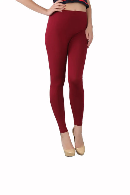 2023 Women's Bamboo Fiber High Elastic Slim Leggings – Plus Size 2XL-7XL, Spring & Summer Fashion