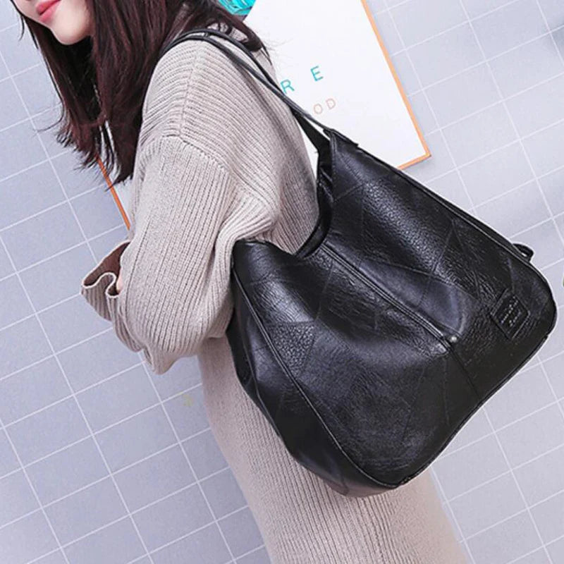 Yogodlns Vintage Women's Handbag - Designer Luxury Shoulder Tote, Fashion Brand Top-Handle Bag