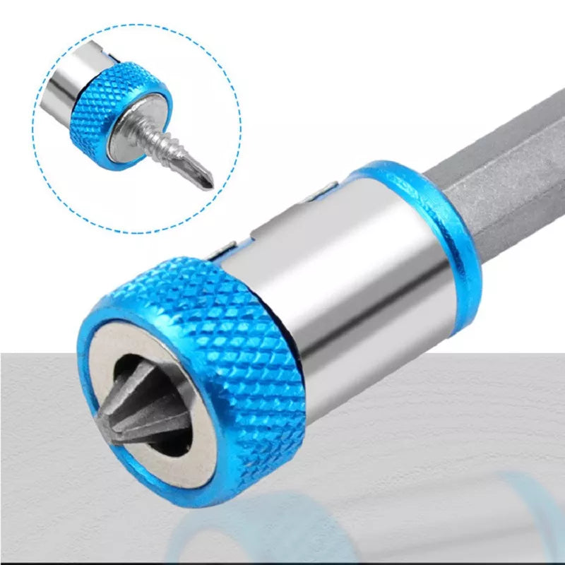 Universal Magnetic Ring Screwdriver Bit - Anti-Corrosion Alloy with Strong Magnetizer for Enhanced Performance - 1 Piece