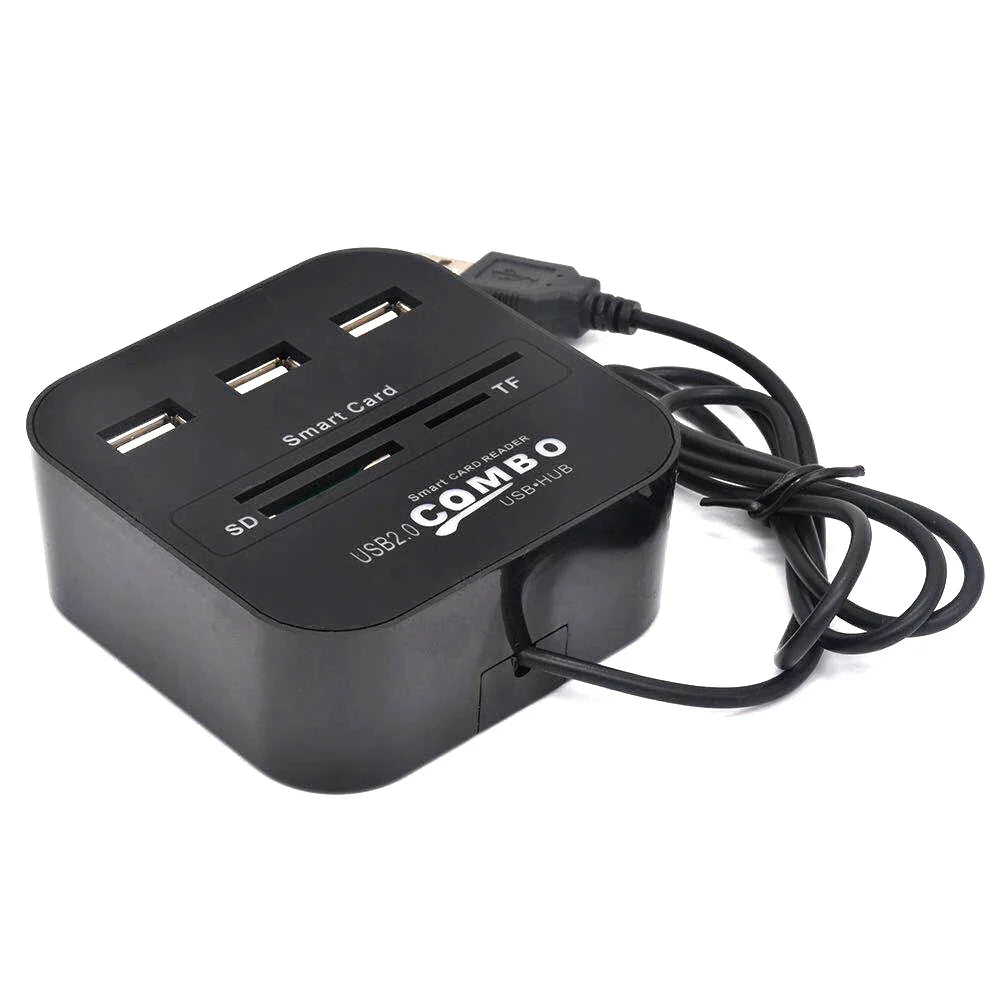 UTHAI X02 USB SIM Smart Card Reader – Bank Card IC/ID EMV SD TF MMC USB-CCID ISO 7816 Compatible with Windows & Linux