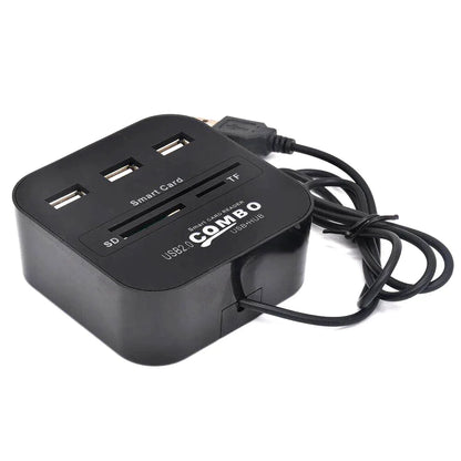 UTHAI X02 USB SIM Smart Card Reader – Bank Card IC/ID EMV SD TF MMC USB-CCID ISO 7816 Compatible with Windows & Linux