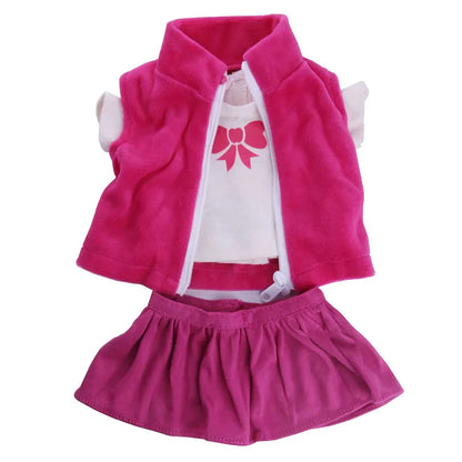 18-Inch American Doll Clothes Set — 43CM Reborn Baby Doll Outfit for Nenuco, Our Generation Dolls, DIY Toys Gift for Girls