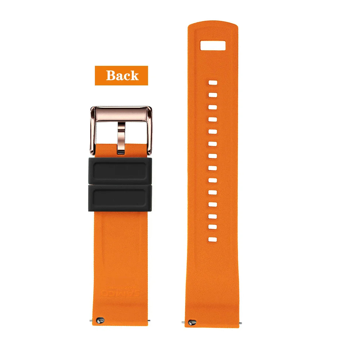 Premium Silicone Watch Band – Quick Release Rubber Strap, 18mm 20mm 22mm Replacement Watchband