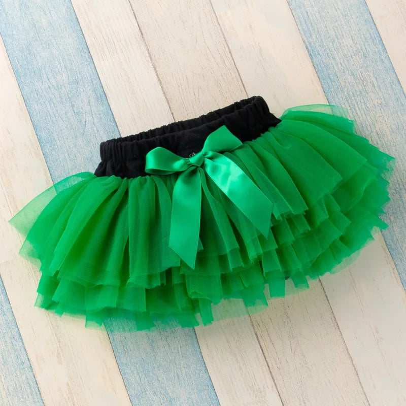 Baby Girl Tutu Skirt - Fluffy Multi-Layer Princess Pantskirt for Parties