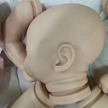 19 Inch Reborn Baby Doll Kit - Lifelike Soft Touch Newborn Doll Parts for DIY Crafting