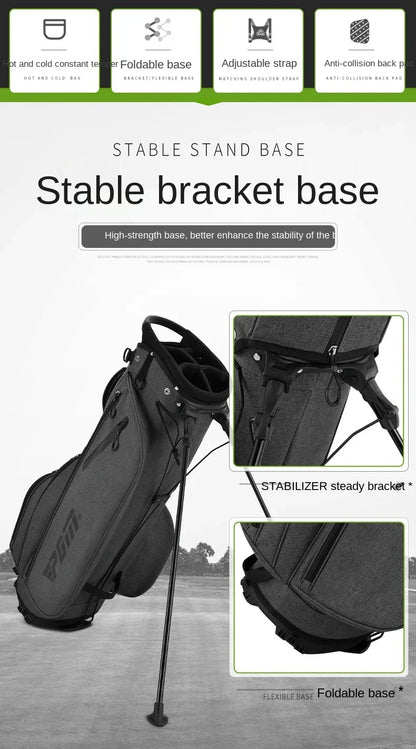 PGM Men's Ultra Lightweight Stable Golf Holder Bag QB092