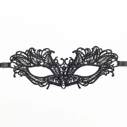 Sexy Lace Eye Mask for Women — Venetian Masquerade, Halloween & Carnival Half-Face Cosplay Party Mask