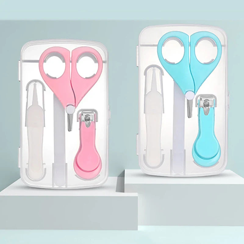 Baby Grooming & Health Care Kit – Multi-Piece Newborn Hygiene Set with Nail Cutter, Scissors & Cleaning Tools for Infant Care