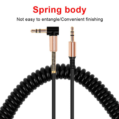 3.5mm Male to Male Aux Audio Cable — Car, JBL Speaker, iPhone & Samsung Headphone Cord