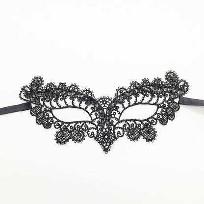 Sexy Lace Eye Mask for Women — Venetian Masquerade, Halloween & Carnival Half-Face Cosplay Party Mask