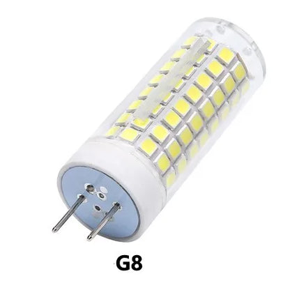 Dimmable LED Corn Light Bulbs – G4/G8/G9/E11/E12/E14/E17/BA15D/GY6.35, 102LEDs 10W-12W 2835 SMD, Cool & Warm White, 110V-220V