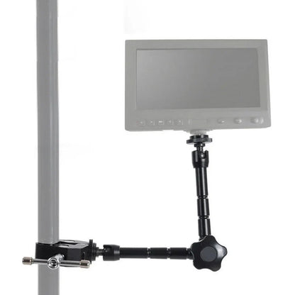 Super Clamp with 7"/11" Adjustable Magic Arm | Articulating Mount for Monitor, LED Light, DSLR Camera, Flash & LCD Video Gear
