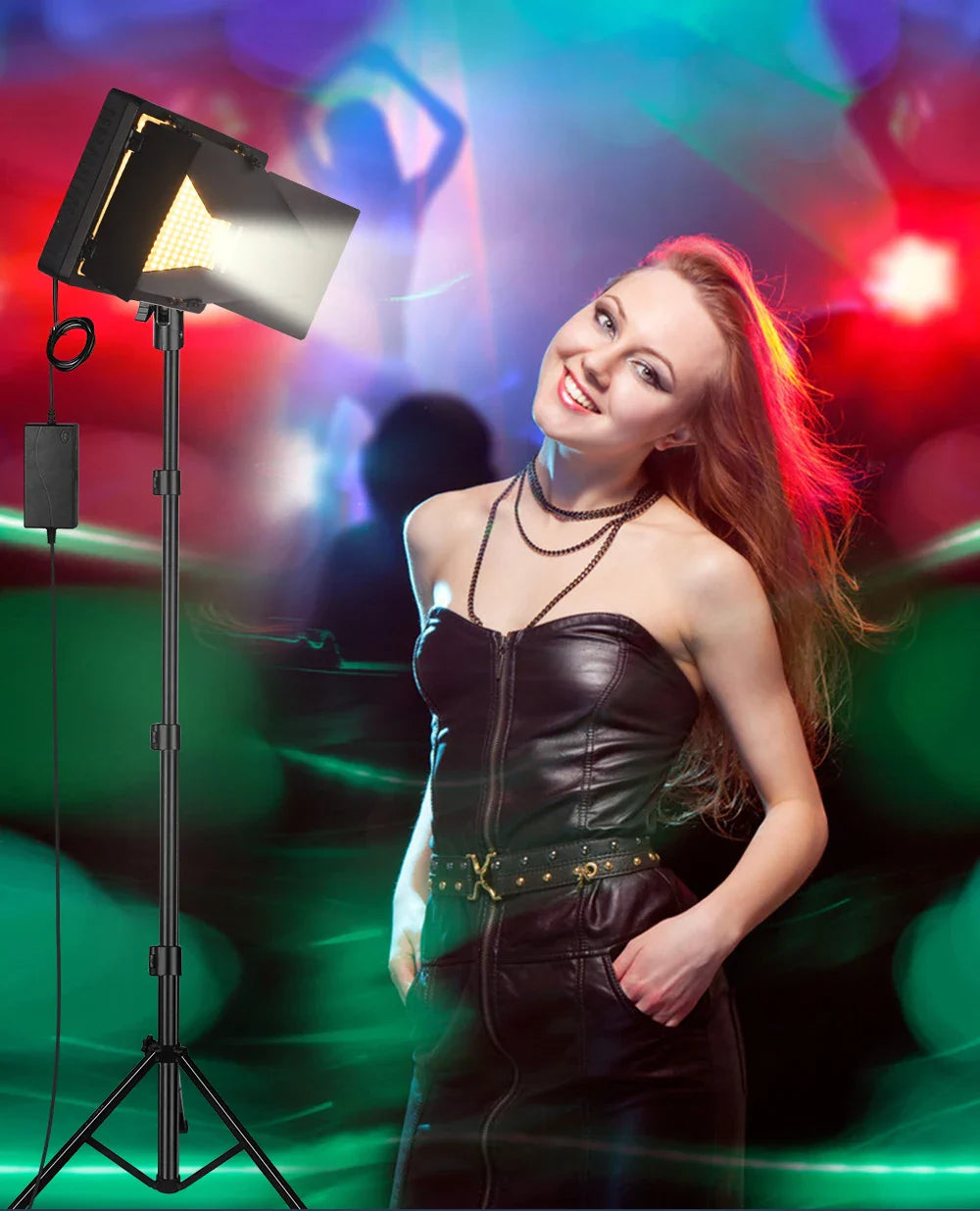 Nagnahz U800 LED Photo Studio Light - Portable Lighting for TikTok, YouTube, Gaming, and Live Video Recording