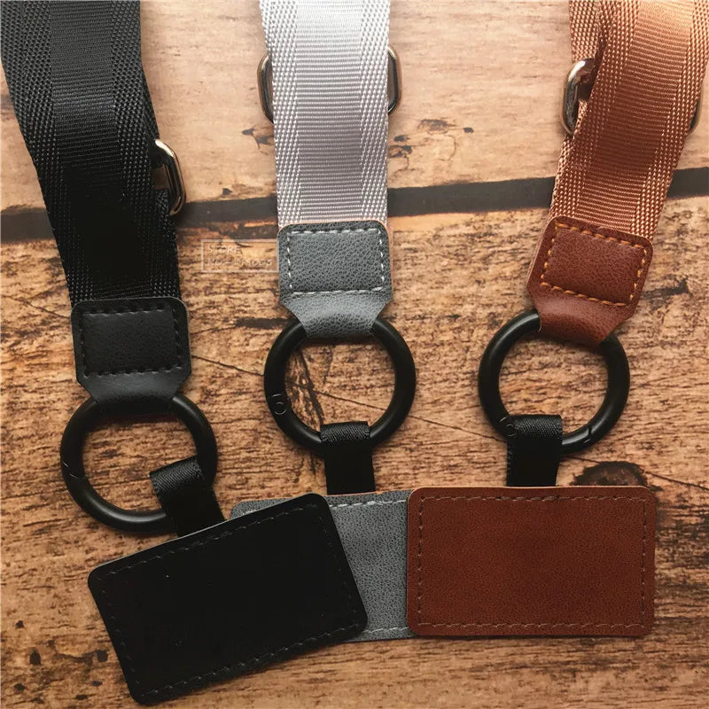 Polyester Adjustable Webbing Lanyard – Wrist & Neck Sling, Multifunctional Mobile Phone Rope with Gasket