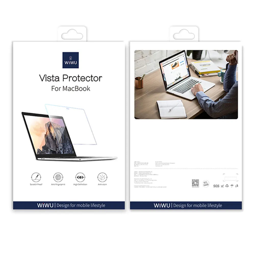 WIWU HD Screen Protector for MacBook Pro 16.2" – Transparent Protective Film for A2780, A2991, A2485