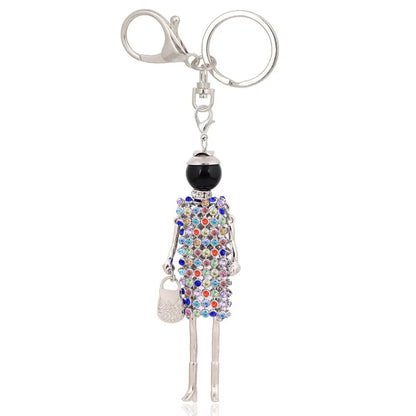 Trendy Women’s Metal Charm Keychain 2026 – Cute Statement Bag Pendant Jewelry Gift for Ladies