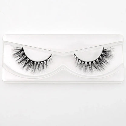 Visofree 3D Mink Eyelashes – Thick Handmade Full Strip Cruelty-Free False Lashes for Makeup M56