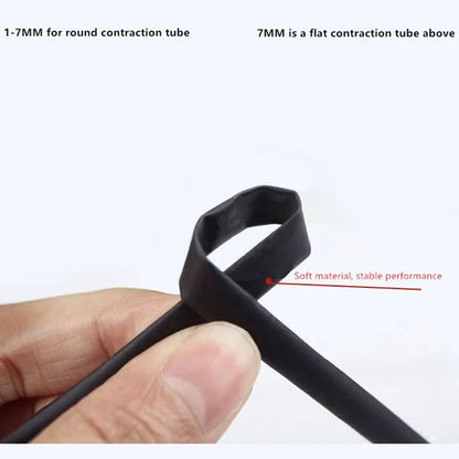 5/1 Meter Black Heat Shrink Tubing - 1mm to 6mm Sizes for Electrical Insulation and Protection