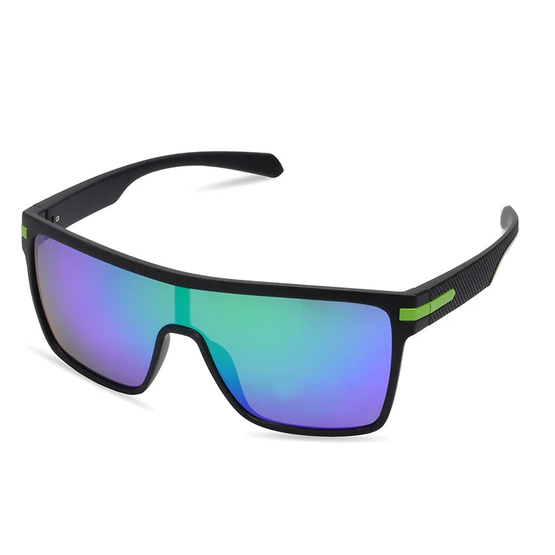 AIMISUV Polarized Oversize Square UV400 Mirror Sunglasses — Driving Shades for Men & Women