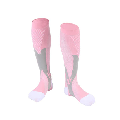 Men's Compression Sports Socks - Running, Cycling, Nursing, Varicose Veins Support, Outdoor Hiking Socks